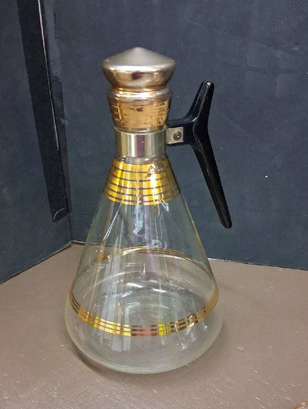 Vinyage Glass Coffee Carafe, 2 Glasses, 2 Berry Bowls. 5‎ Pc Set.